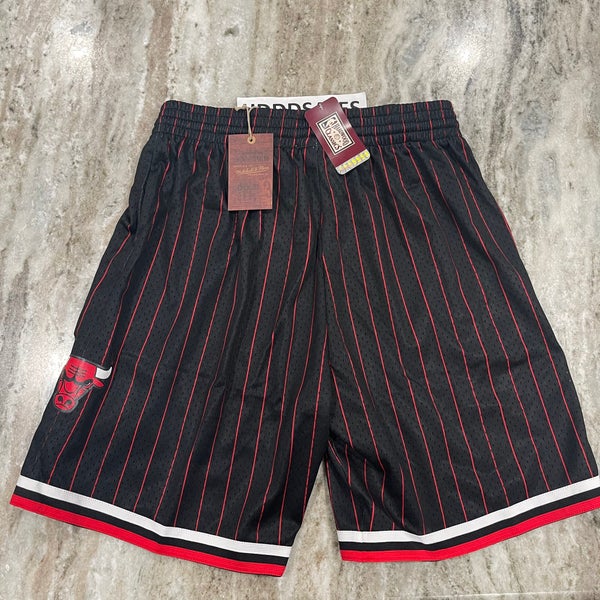 Men's Chicago Bulls Mitchell & Ness Red 1996-97 Just Don Shorts