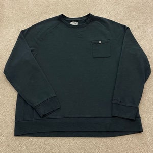 LL Bean Sweater Men 2XL Adult Crewneck Basic Pullover Hike Pocket Sweatshirt