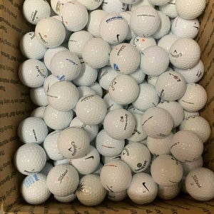 100 Assorted Brand Golf Balls
