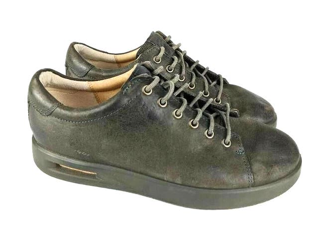 ECCO Mens Corksphere Sneakers Brown Lace Up Low Top Padded Collar Shoes 7