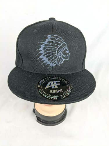 Academy Fits AF Snaps Snapback Hat Cap Indian Chief Logo