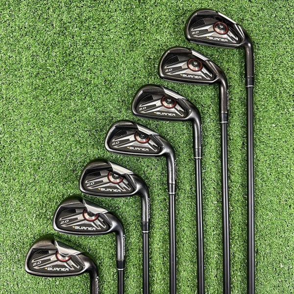 TaylorMade Burner 2.0 Black 4-PW Iron Set RH Superfast Graphite Regular Flex RH