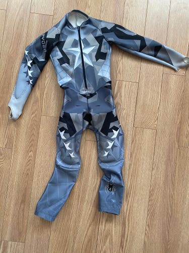 Spyder alpine ski race suit kids 10/12