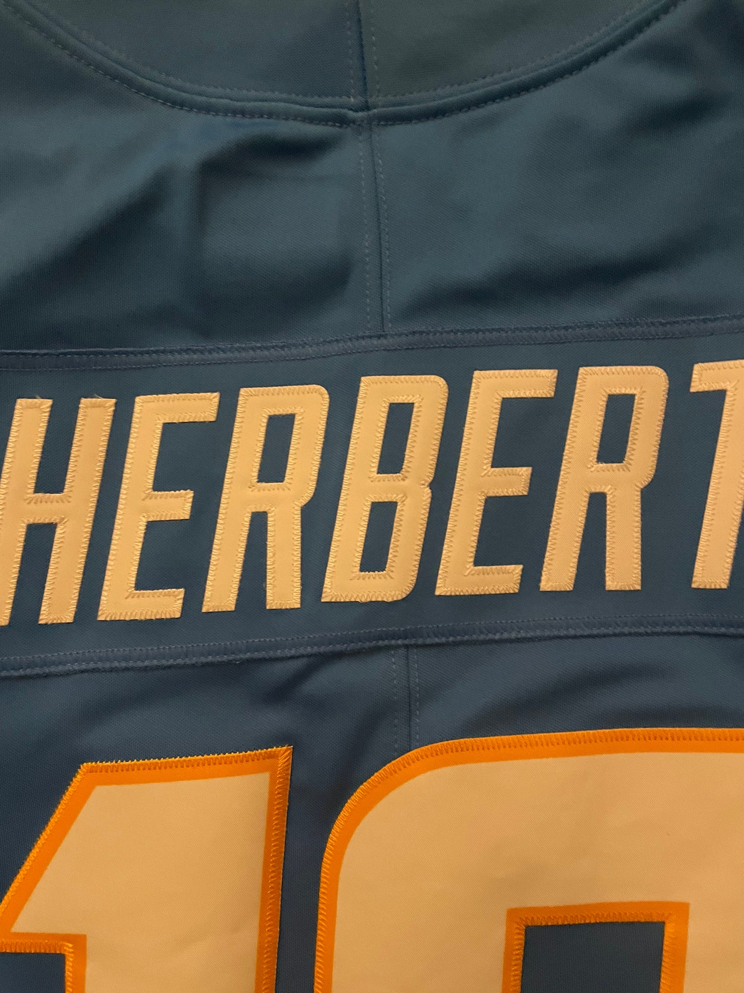 Nike Vapor Untouchable Justin Herbert Authentic Powder Blue Jersey