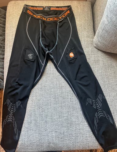 Black Used Men's Shock Doctor Compression