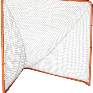 EZGoal Lacrosse Folding Goal, 6 x 6-Feet, Orange