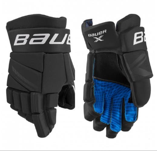 Bauer Unisex S21 X Junior Glove, Junior, Black/White, 11 inch