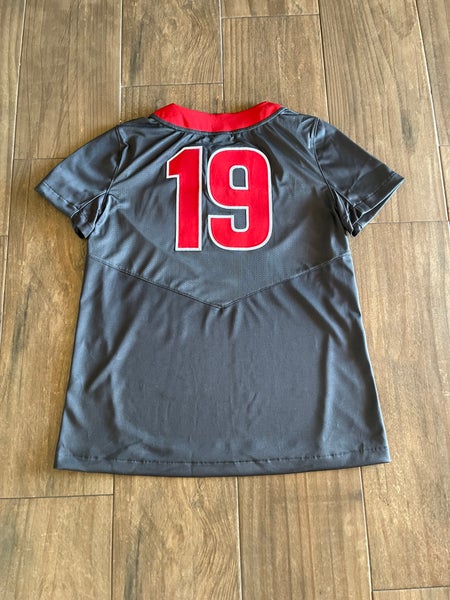 Nike Stock Vapor Select 1 Button Softball Jersey Women's M