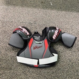 Used Youth Medium Bauer Lil Sport Shoulder Pads