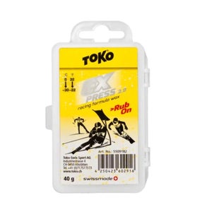 Toko Express Racing Rub-On Ski Snowboard Fluoro Paste Wax 40g