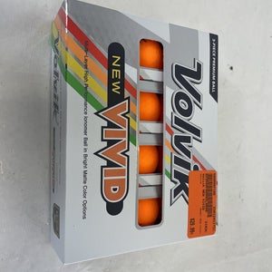 New Volvik New Vivid Orange Golf Balls - 12