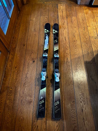 Used 145 cm RC4 World Cup GS Skis W Marker 7.0 Bindings
