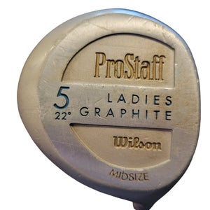 Used Wilson Pro Staff 5 Wood Ladies Flex Graphite Shaft Fairway Woods