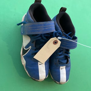 Blue Used Kid's Men's 3.5 (W 4.5) Nike Trout Footwear