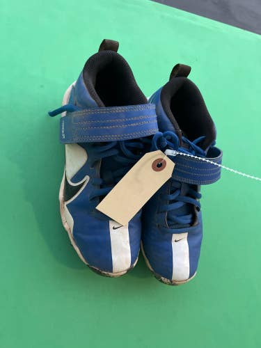 Blue Used Kid's Men's 3.5 (W 4.5) Nike Trout Footwear