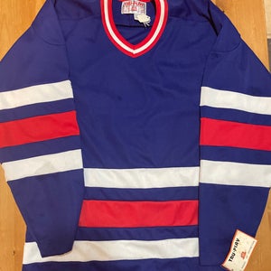 Try-Play NY Rangers none team Logo Medium Hockey  Jersey