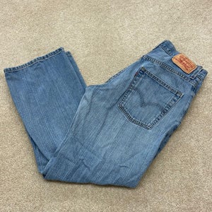 Levis Jeans Pants Men 33 32 Denim Basic Straight Leg Work 508 Classic USA 569