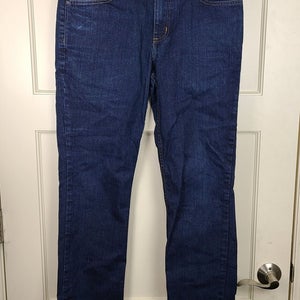 Carhartt 102807-491 Men's 32X32 Rugged Flex Straight Leg Denim Blue Jeans
