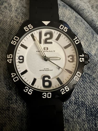 Oceanaut Men Watch - Black with White Face