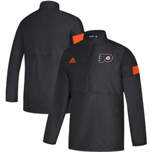 Philadelphia Flyers adidas NHL Men’s Large Quarter Zip Pullover Jacket