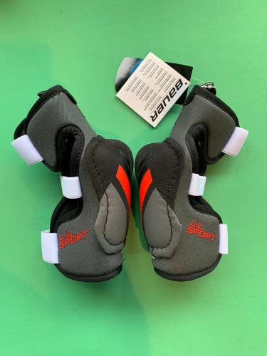 New Junior Bauer Lil Sport Hockey Elbow Pads (Size: Small)