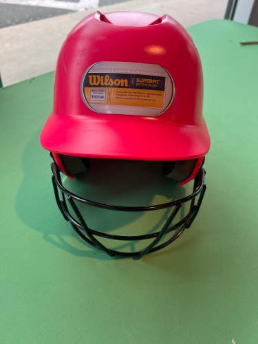 Used Wilson Softball Batting Helmet (6 1/8 - 7 1/2)