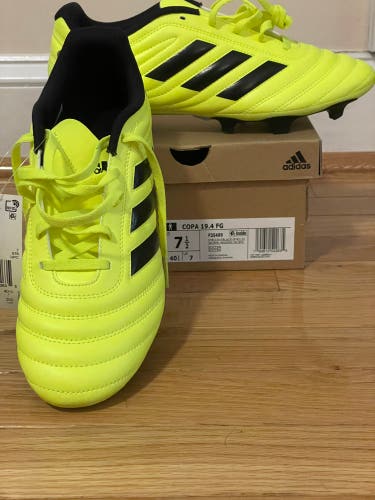 Yellow New Molded Cleats Adidas Copa Cleats