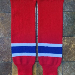 Red New Large Bauer Socks