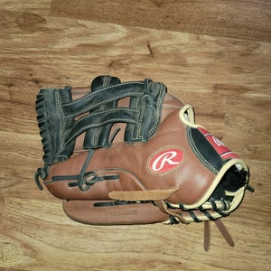 Used Rawlings Left Hand Throw Outfield Sandlot Series Baseball Glove 12.75"