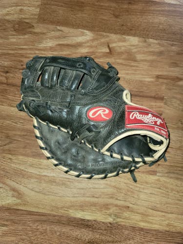 Used Rawlings Left Hand Throw First Base Gamer Baseball Glove 12"