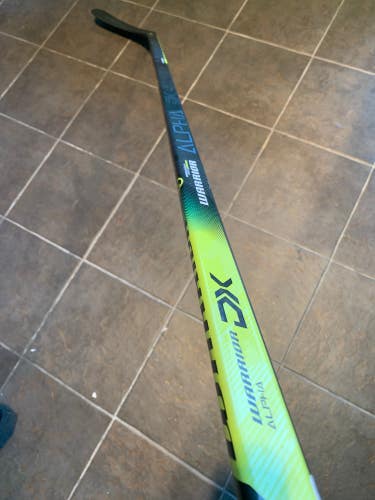 Used Senior Warrior Alpha DX Left-Handed W88 Hockey Stick