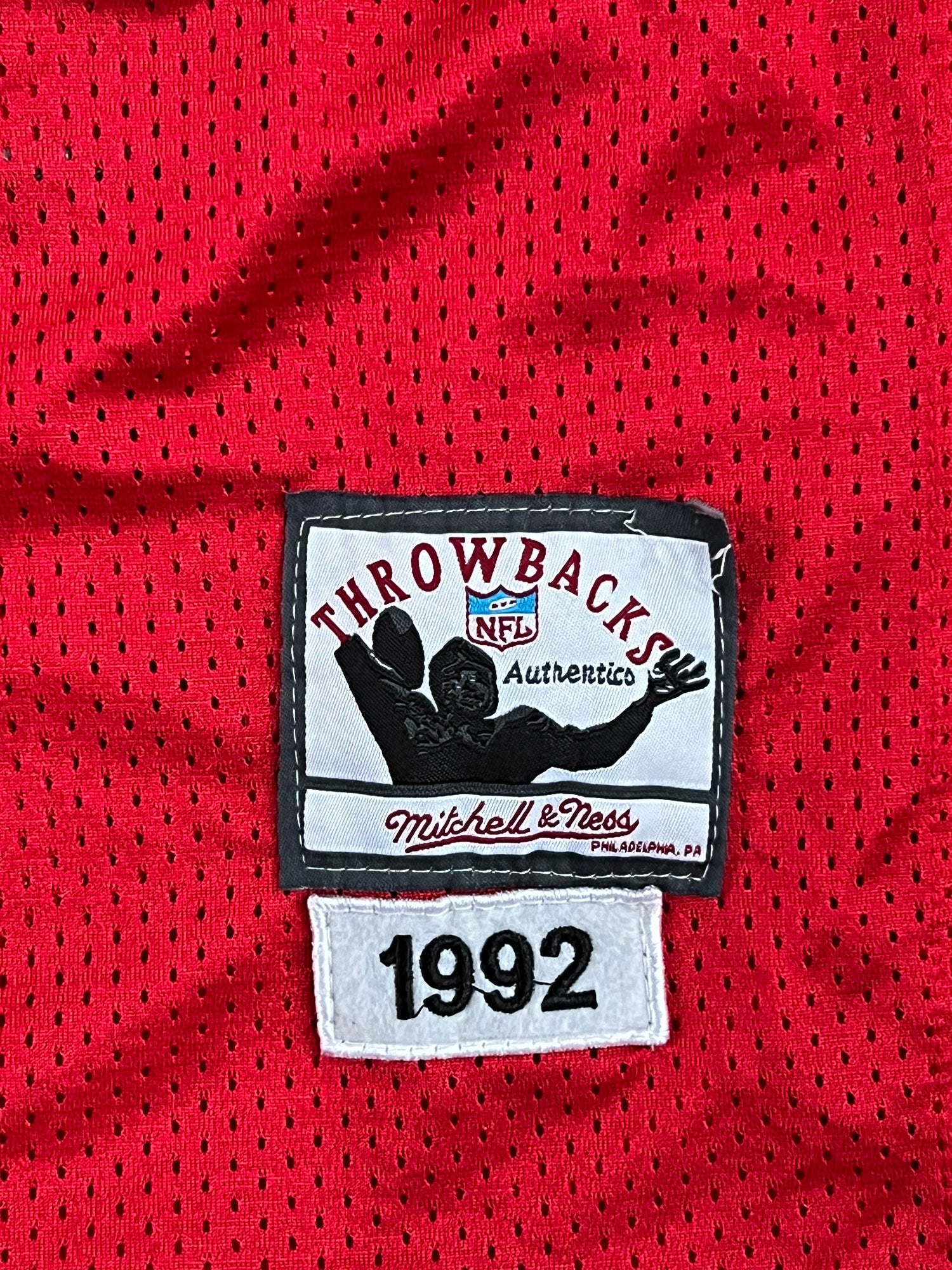 Mitchell & Ness Men's Atlanta Falcons Deion Sanders #21 1992 Throwback  Jersey