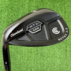 Cleveland Rotex 2.0 RTX 588 Black Pearl Lob Wedge 62 Degree Left Handed