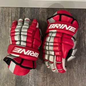 Used Player's Brine 13" Deft Lacrosse Gloves