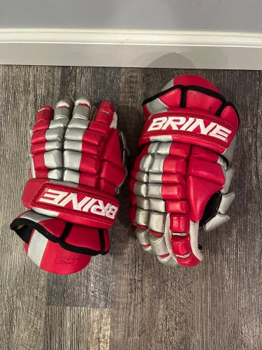 Used Player's Brine 13" Deft Lacrosse Gloves