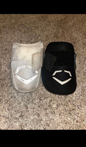 White Used Senior EvoShield Elbow Protection Elbow Guard