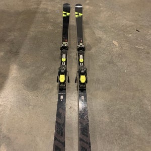 Used Unisex 2020 Fischer 193 cm Racing RC4 World Cup GS Skis With Bindings Max Din 20