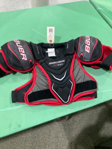 Used Junior Small Bauer Vapor X100 Shoulder Pads