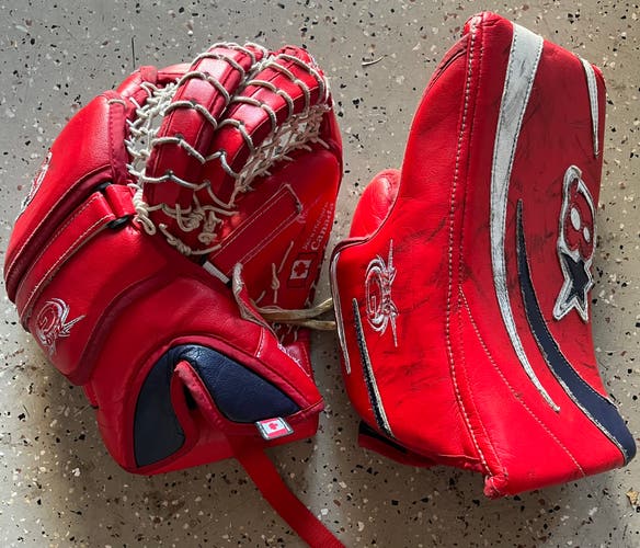 Used Regular Brian's Zero G Glove and Blocker Set