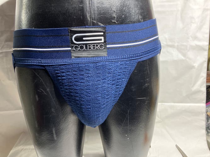 Navy blue Goldberg wideband jockstrap supporter jock men’s medium