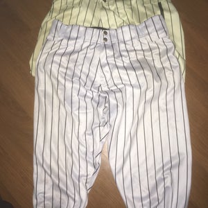Pinstripe knicker baseball pants