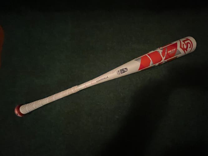 Used USSSA Certified 2022 Louisville Slugger Composite Meta Bat (-12) 17 oz 29"