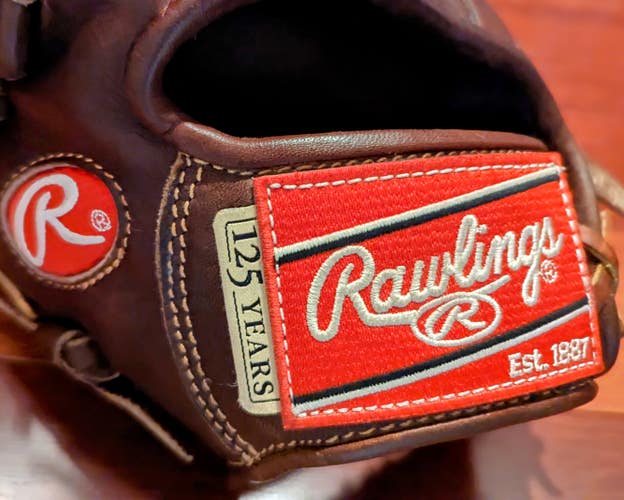 Limited Edition Rawlings 125th Anniversary HOH PRO12BC-125 LHT Baseball Pitcher's Glove 12"
