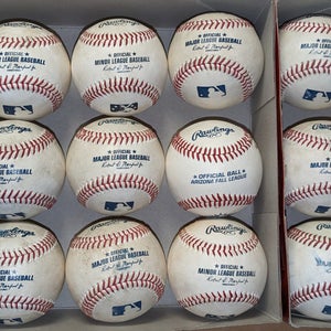Used Rawlings Baseballs MLB and/or MILB