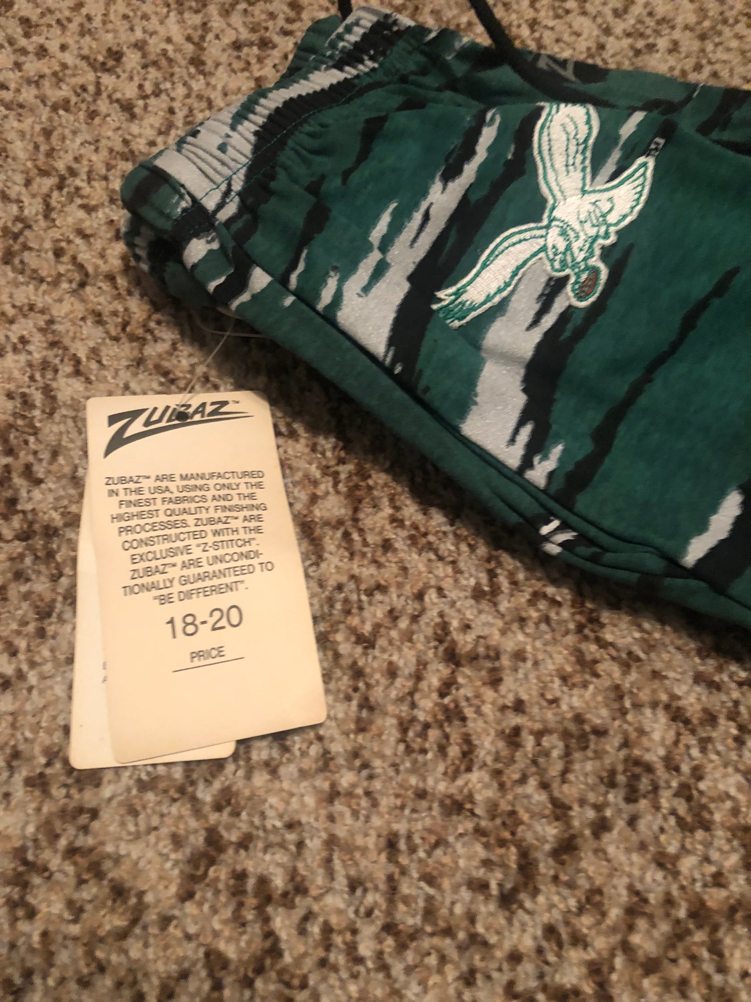 Philadelphia Eagles vintage ZUBAZ Pants 18-20