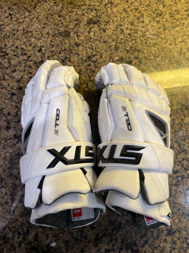 Used Player's STX 12" Cell IV Lacrosse Gloves