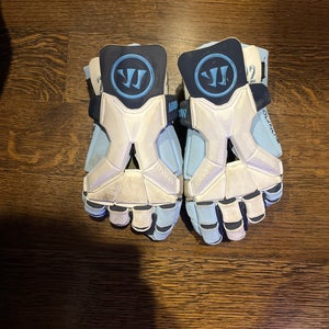 Used Warrior large Burn Pro Lacrosse Gloves