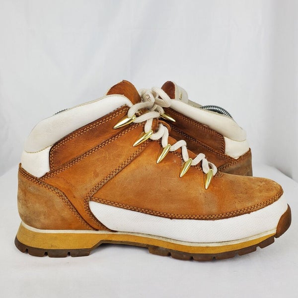 Womens Sz 8.5 Hiking Boots 16642 Wheat/White/Gold Accents | SidelineSwap