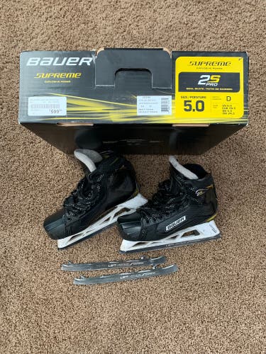 Used Bauer 2s pro Hockey Goalie Skates