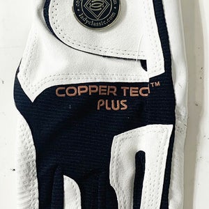 NEW Copper Tech Plus White/Black Men's Extra Large (XL) Golf Glove